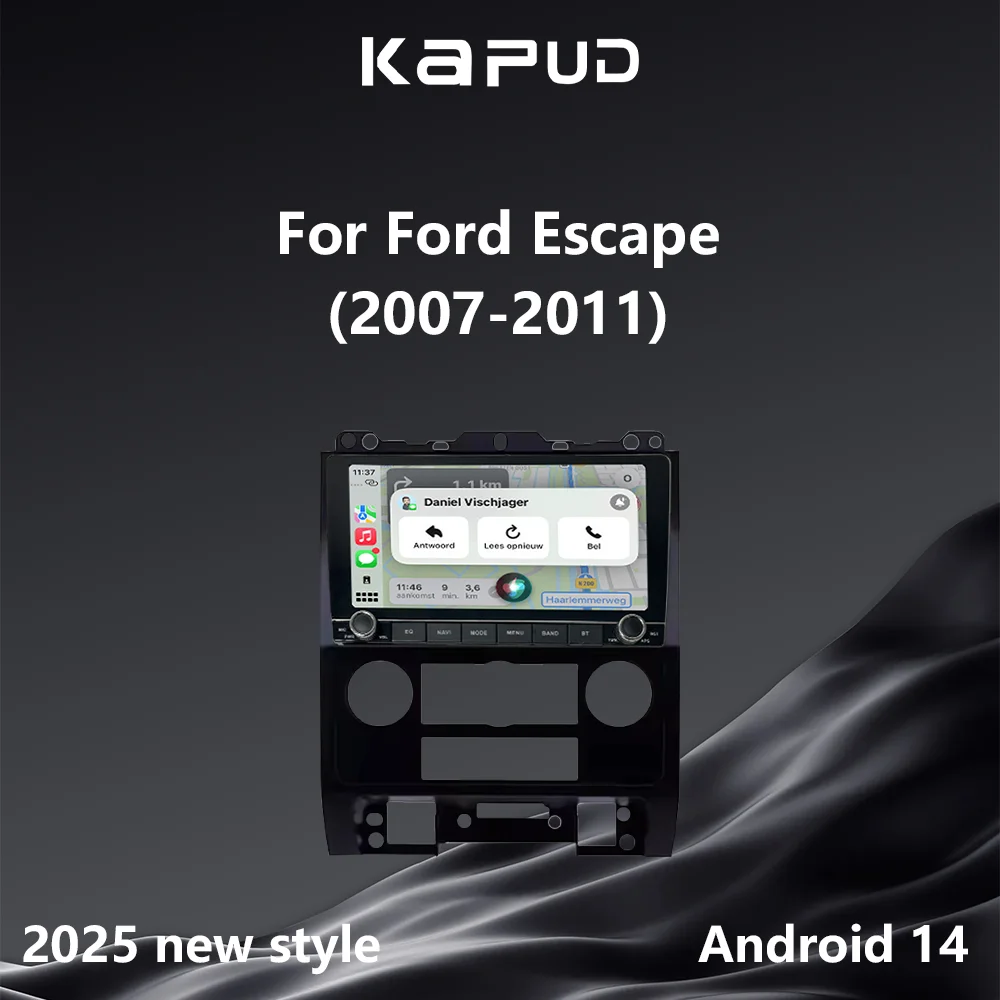 

Kapud Android 14 Car Multimedia Radio Stereo For Ford Escape(2007-2011)CarPlay Auto WIfi GPS BT Navigation DSP 360Camera SWC BT