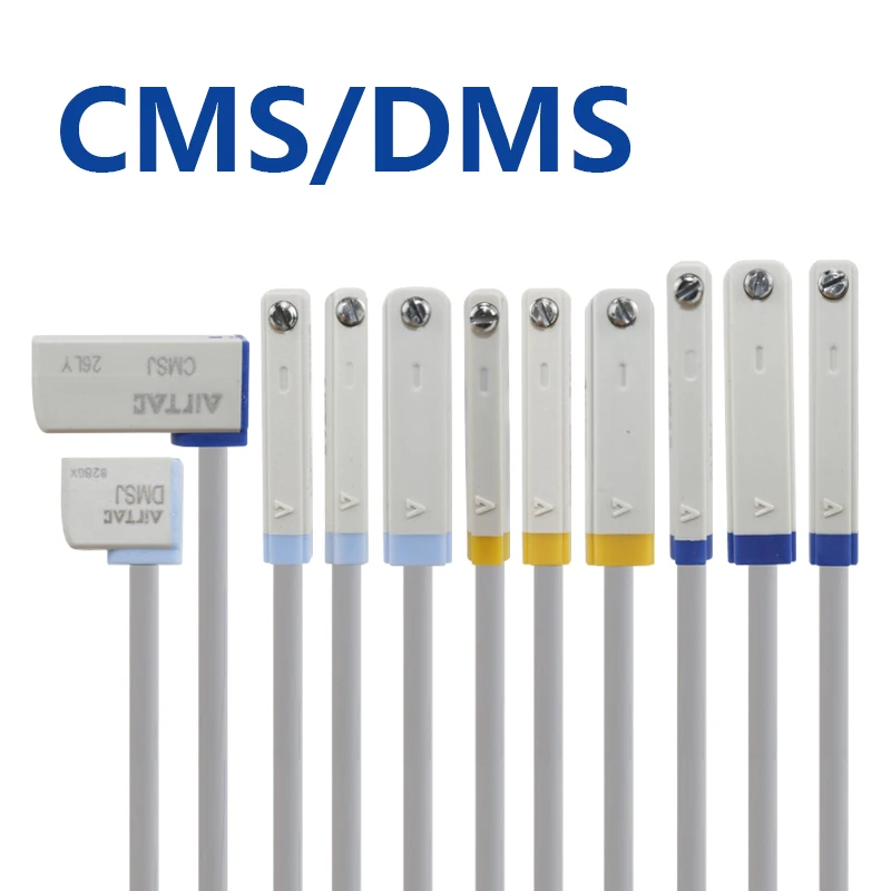 Interruptor de detección de cilindro Airtac CMS-DMSG/DMSJ/DMSH/CMSG/CMSJ/CMSH Sensor de proximidad