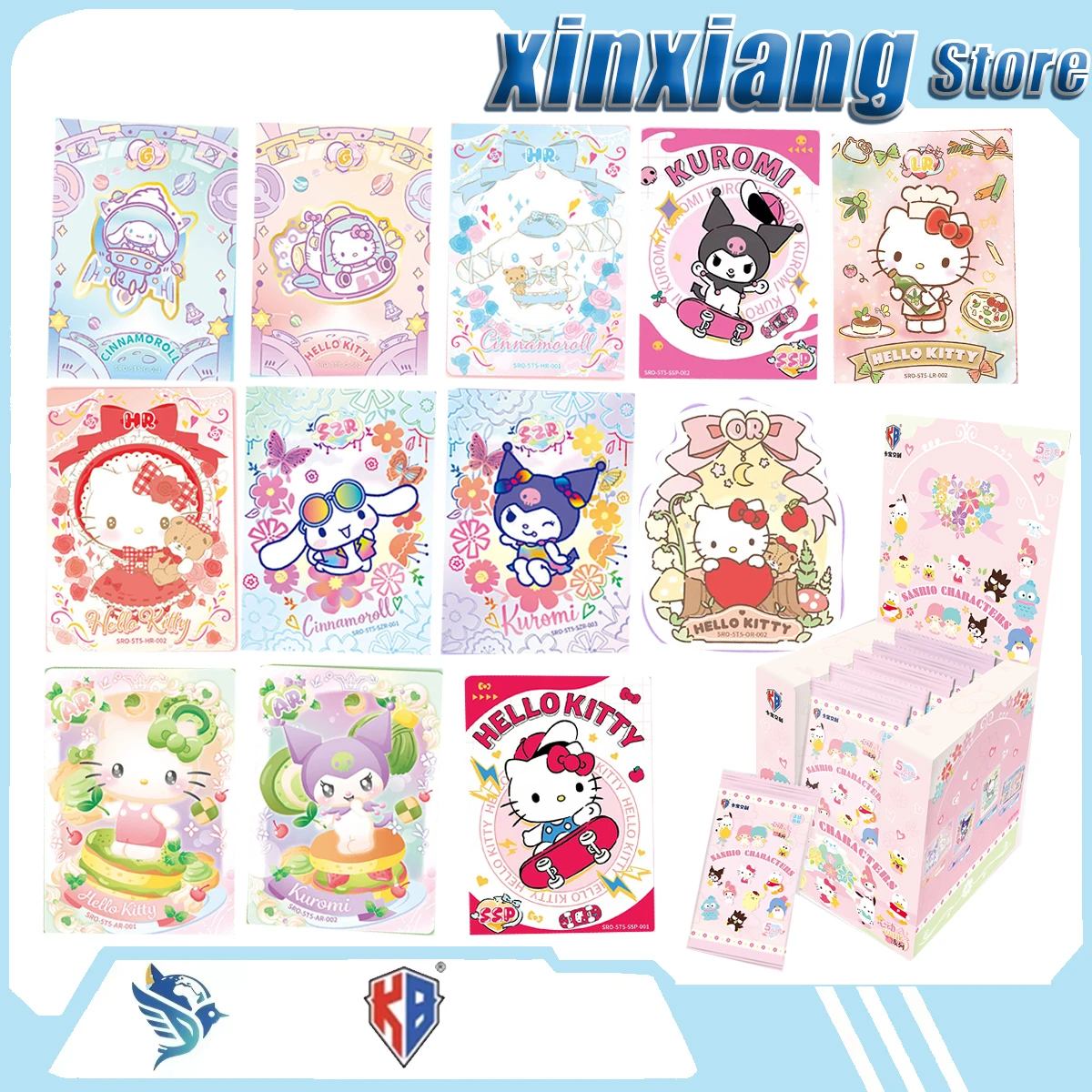 

Культура и творчество Kabao: Мягкие и милые фигурки персонажей Sanrio (Поляроид, Hello Kitty, Большеухая собачка, Куроми) из аниме и манги