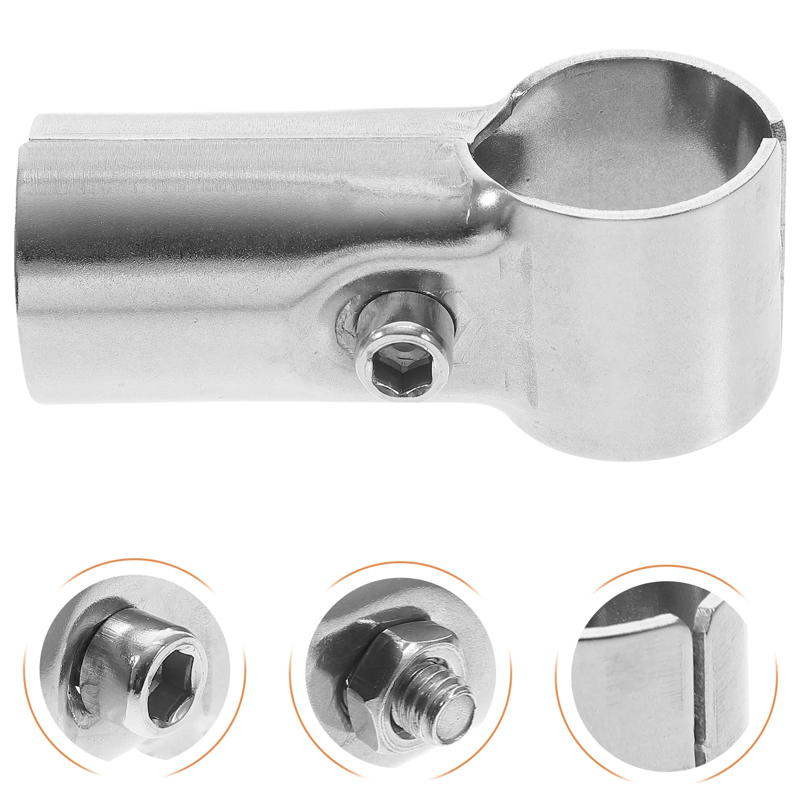 Abrazadera de valla de acero inoxidable, herramienta de fijación de conector de abrazadera de Panel de cadena en forma de T para pasamanos de estante de granja de invernadero, 4 Uds.