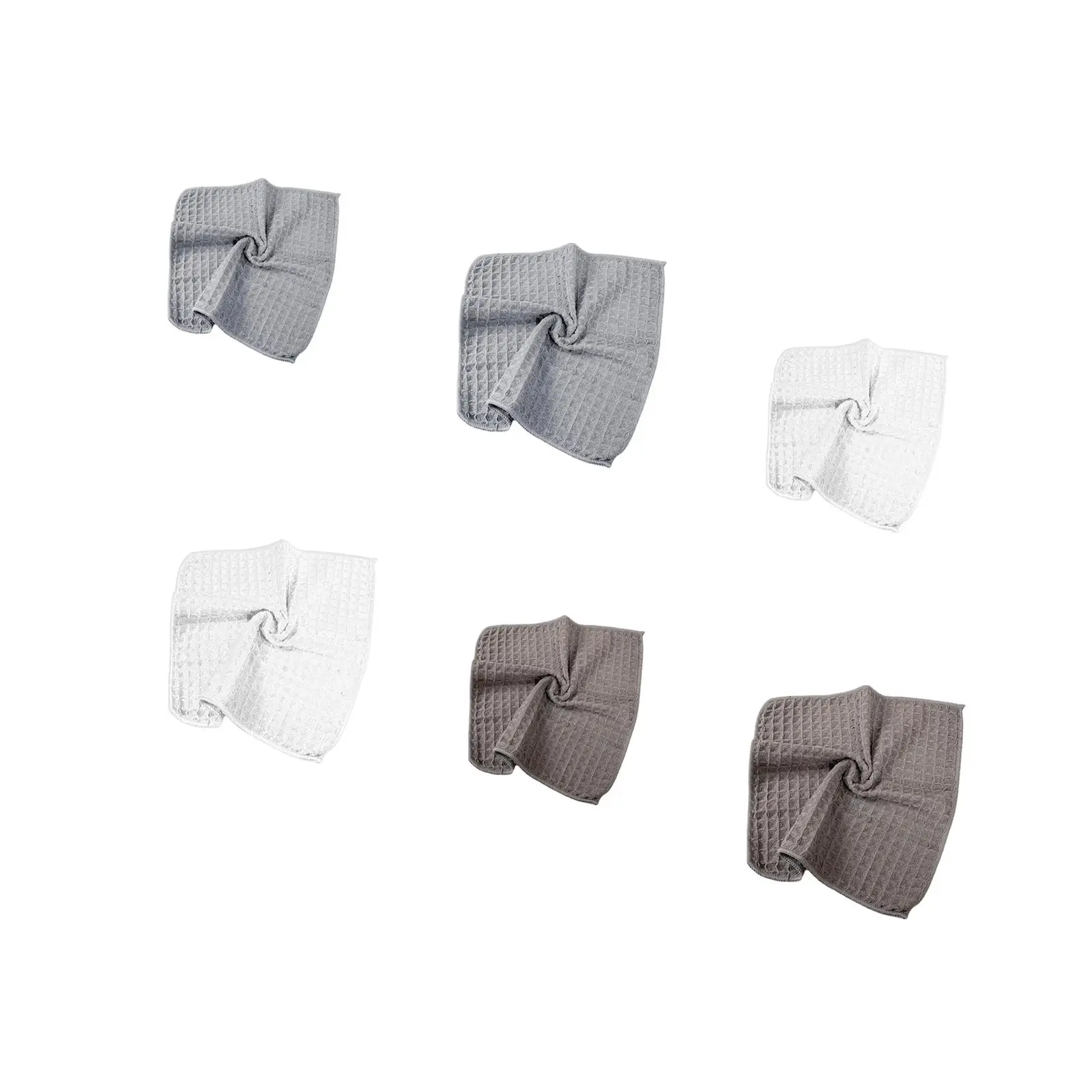 Microfiber Cleaning Cloth Square Soft Washing Dishes Car Wash Cloth Dish Cloth for Window Kitchen House Cleaning Bathroom Glass