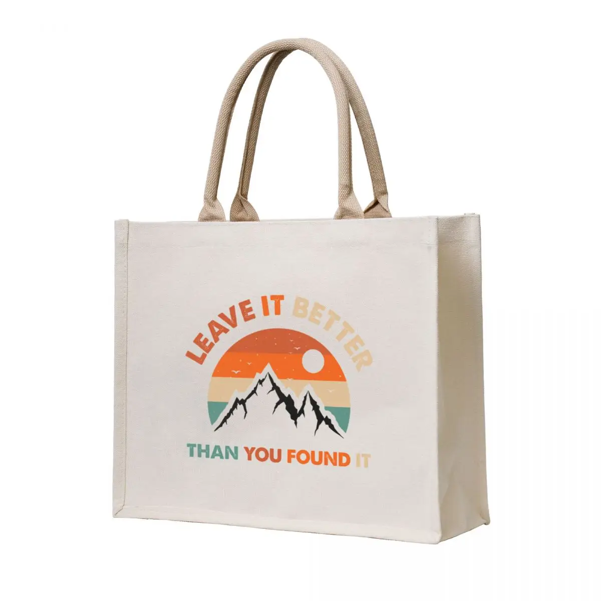 

Retro and Vintage Leave it Better Than You Found it Earth Camping Save the Planet Tote Bag Candy bags