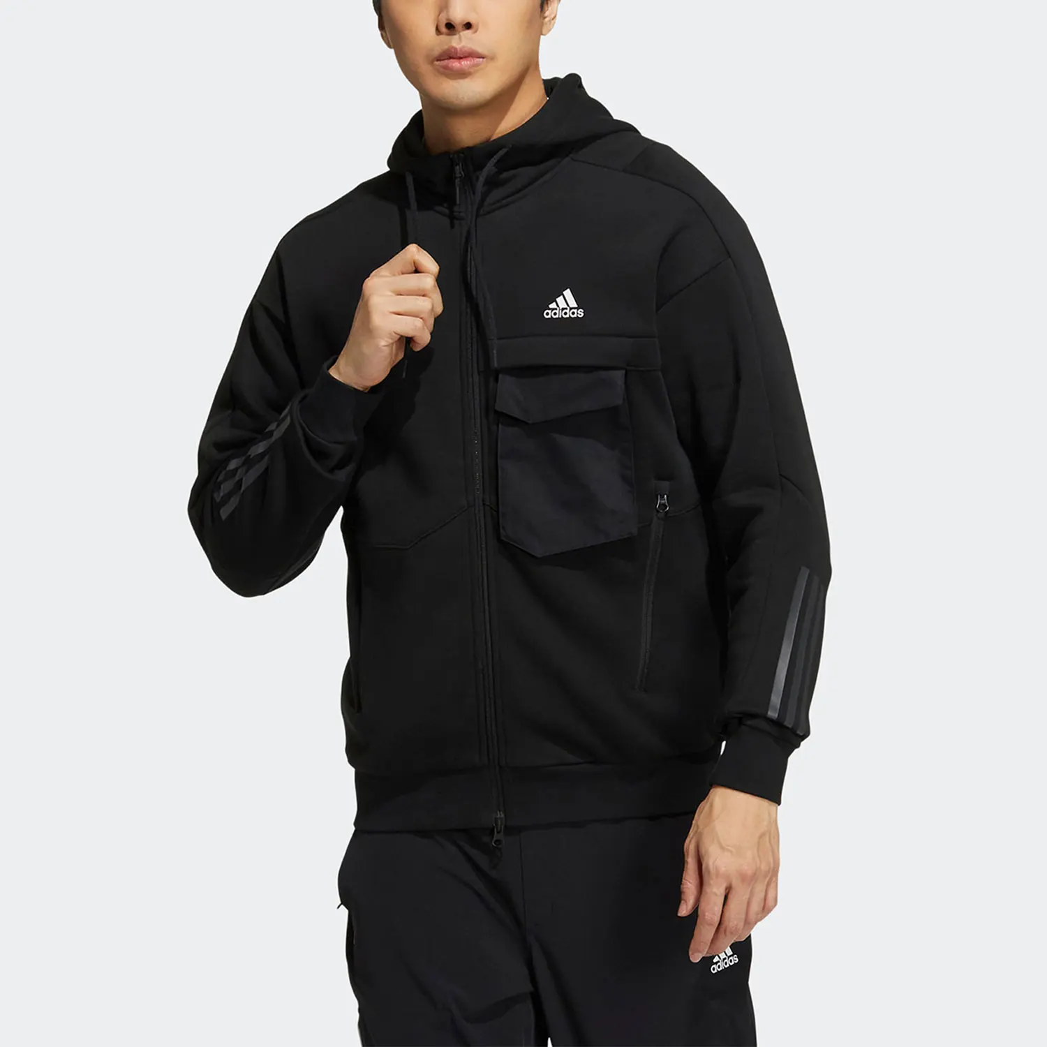 

Adidas Originals New Men's Fleece Hooded Jacket HN9031