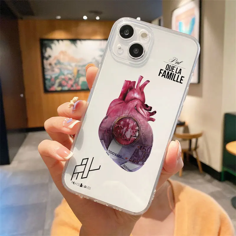 PNL QLF rapero cantante funda de teléfono iPhone 16 e 15 14 13 12 11 Pro Max Mini Plus SE 2020 2022 Coque Fundas