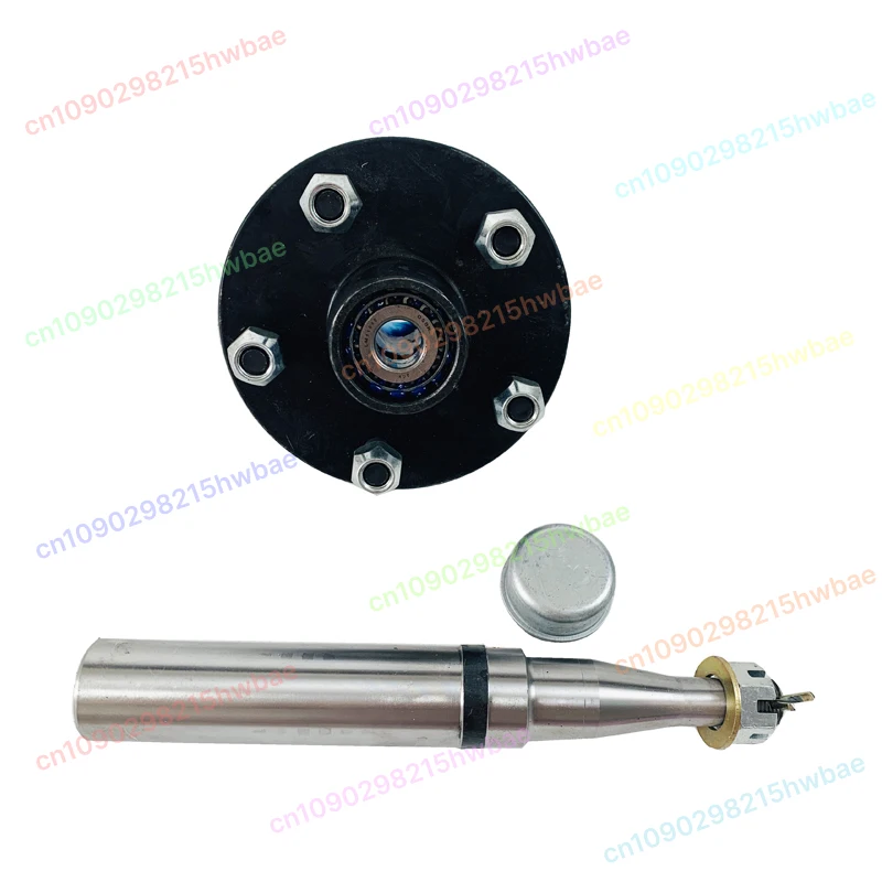 

High quality 5-114.3 brakeless trailer half-axis straight shaft Haba head wheel hub belt