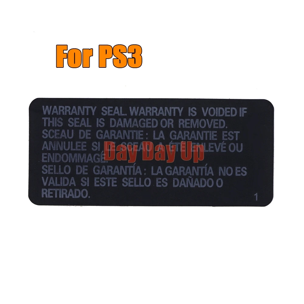 10PCS Label Sticker Housing Shell Sticker Lable Seals For PS3 SLIM Console Warranty Seals US Version