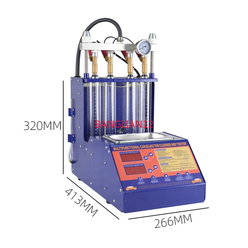 Automobile fuel injector cleaning machine, direct injection detector, no-dismantling ultrasonic cleaner, random color