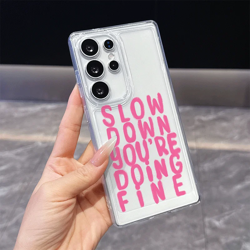 เคสโทรศัพท์ใสลายคำคมสร้างแรงบั - Phone Cases Aesthetic บทวิจารณ์และราคา