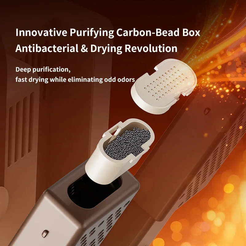 Lenovo 4-Arm Foldable Shoe Dryer Sterilization and Deodorization Intelligent Constant Temperature Timed Quick-Dry Shoe Machine