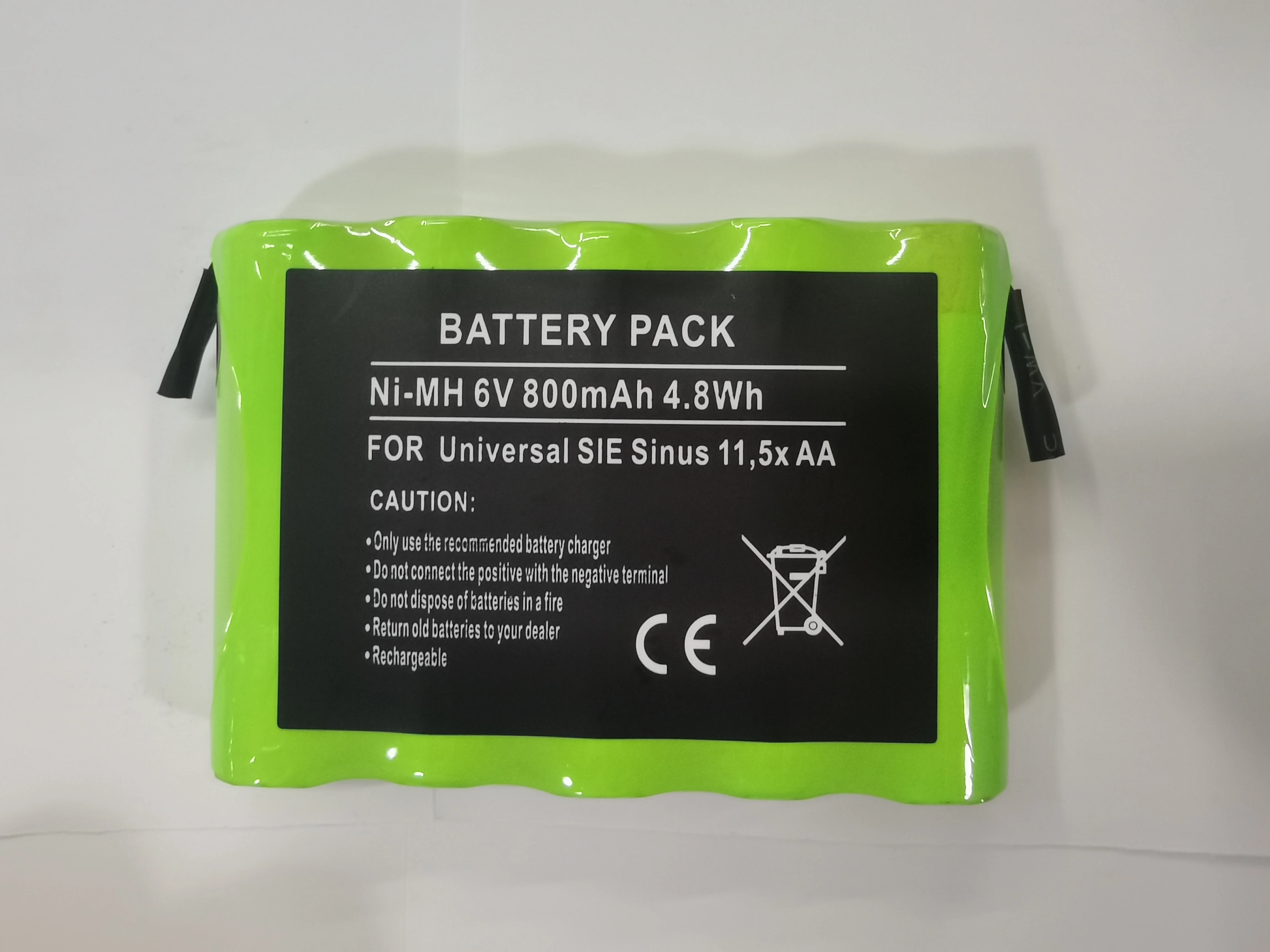 For Universal SIE Sinus 11,5x AA 800mah Battery