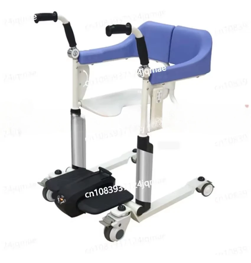 Fashion Design High Quality Bath Chair, Commode Toilet Chair. Electric Patient Transfer Lift Chair for Disabled