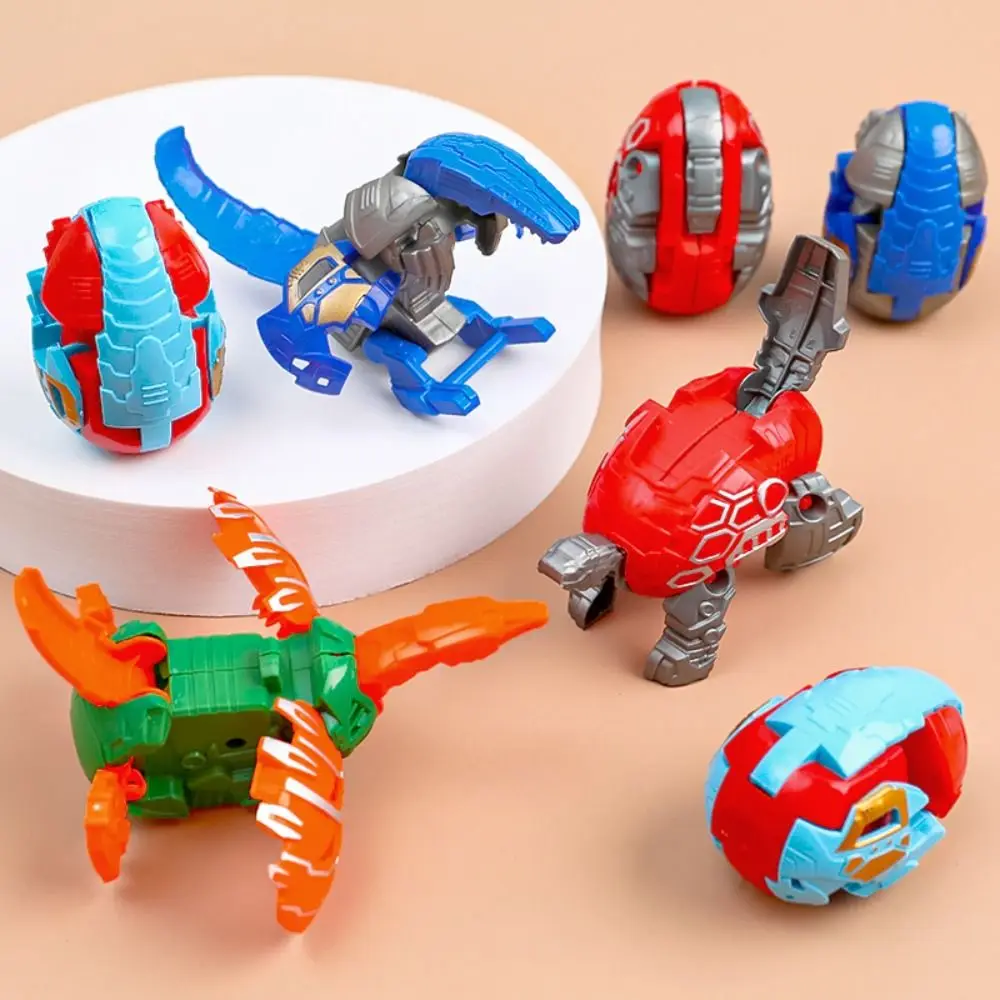 Dinosaur Model Dinosaur Eggs Transforming Creative Fun Dinosaur Deformation Robot Plastic Early Educational Movable Joint Dino