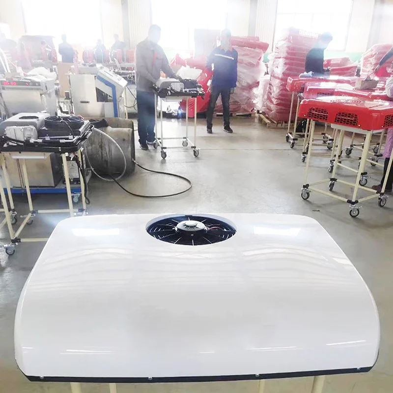 軽量バッテリー駆動オートキャラバン車用エアコン 12V 24V バン ディーゼルトラック DC 駐車クーラー スリーパー RV用