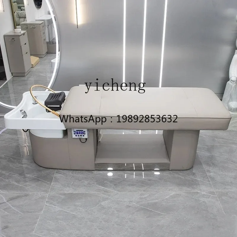 MR-1   constant temperature water circulation shampoo bed hair salon special full lying beauty salon hair salon fumigation