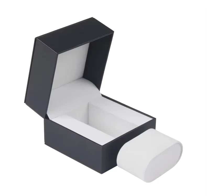 High-grade PU leather watch box Creative flip car line watch box jewelry box Customizable table box packaging box