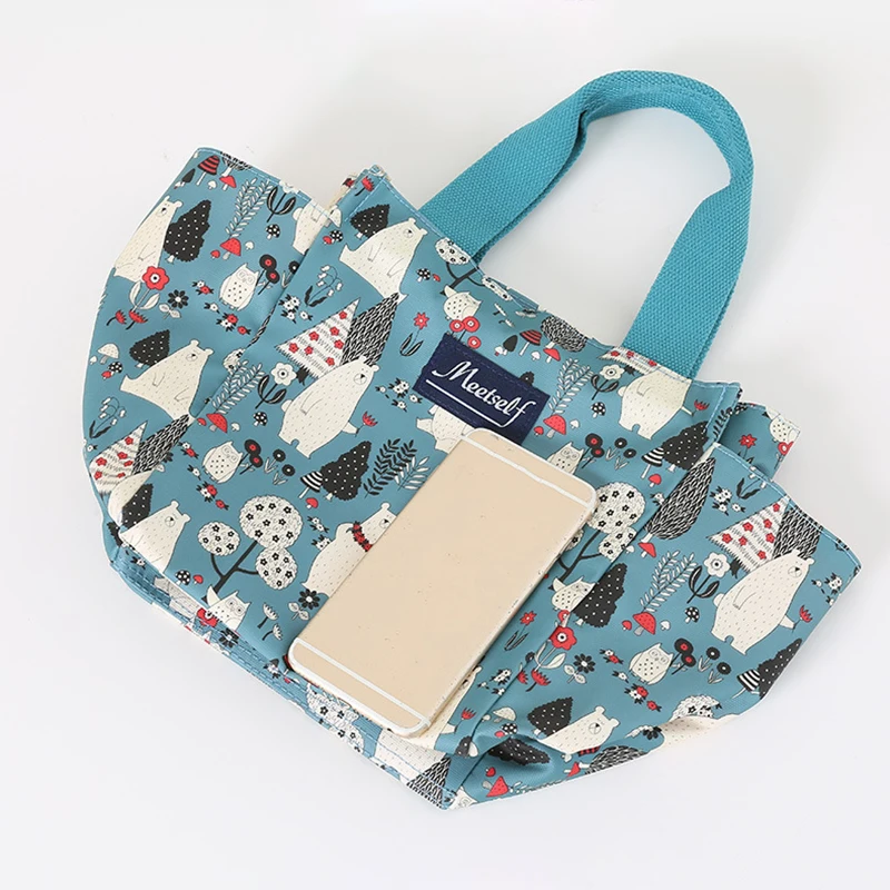 Women\'s waterproof handbag fashion simple large capacity lunch bag out shopping handbag simple daily large bag