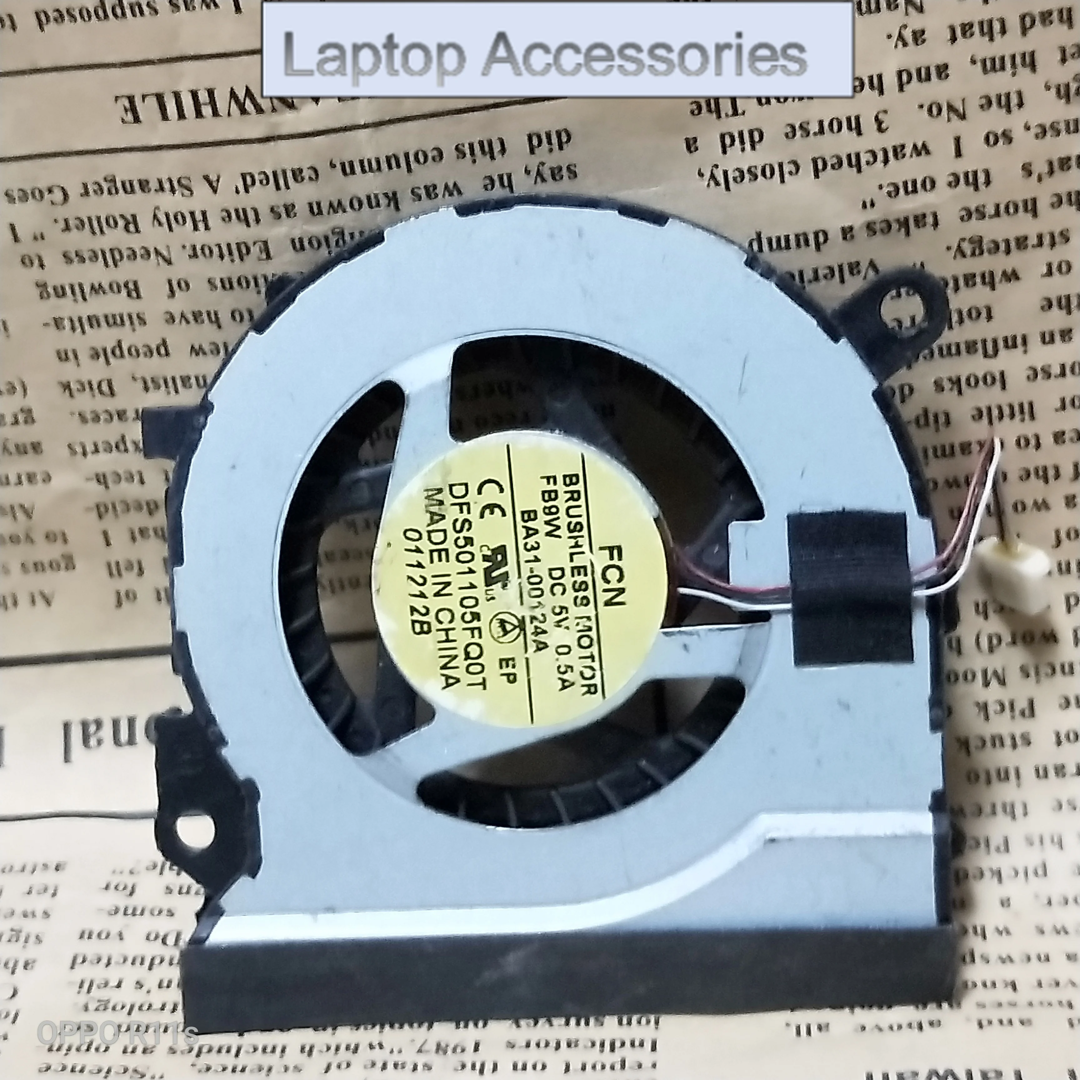 Ventilador enfriador de CPU usado para Samsung Ultrabook NP530U4B NP530U4C NP520U4C NP535U4C A01US BA31-00124A DFS501105FQ0T FB9W radiador