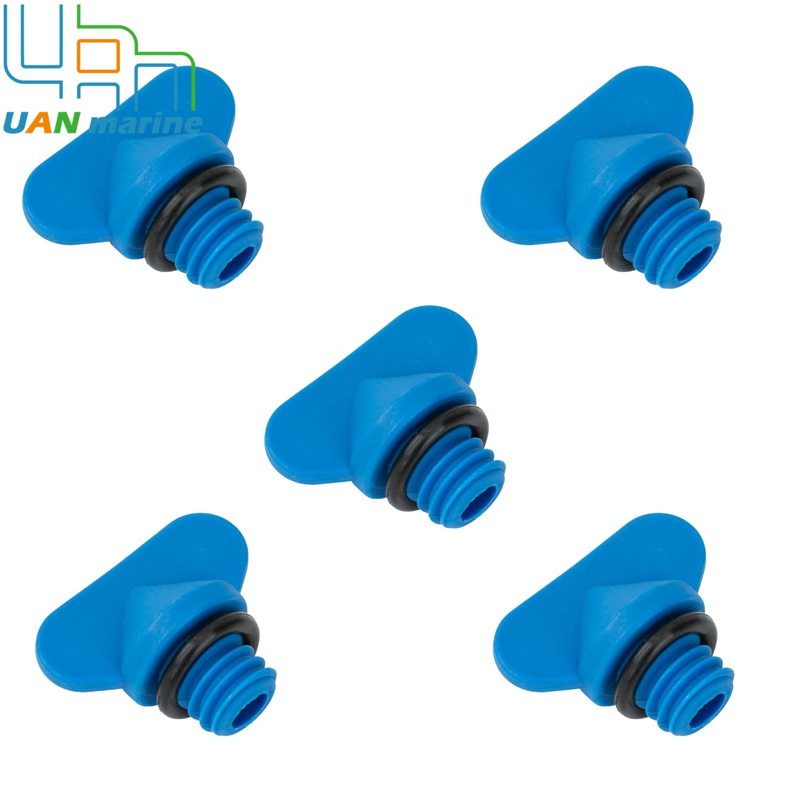 5개 22- 806608 MerCruiser 22-용 A02 배기 매니폴드 배수 블루 플러그 806608 A1 22- 806608 A02 8M 2000874