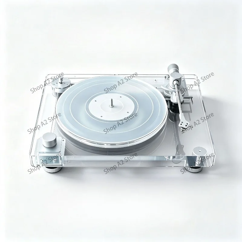 X10 transparent seven-color luminous vinyl record player LP Bluetooth phonograph high-value modern gift