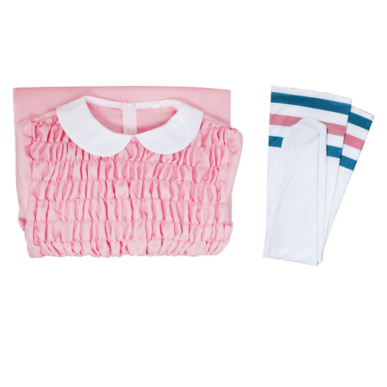 open lace back dress Disguise Eleven Pink Dress Costume for Kids, Official Stranger Things  Costume Outfit, Child Size Medium (8+) : Clothing, Shoes & Jewelry