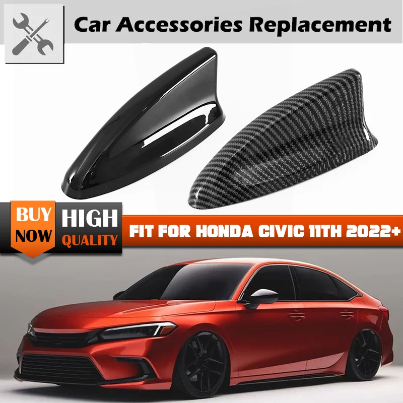 Car Shark Fin Car Roof Antenna Cover Aerial Signal Enhancement Replacement Fit For Honda Civic 11th 2022 2023