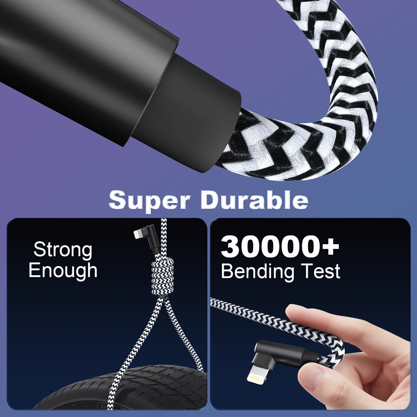 USB A To Lightning Cable For iPhone 14 13 12 11 X XR Pro Max Fast Charging Cable Charger Data Wire Cord with  MFi Certified