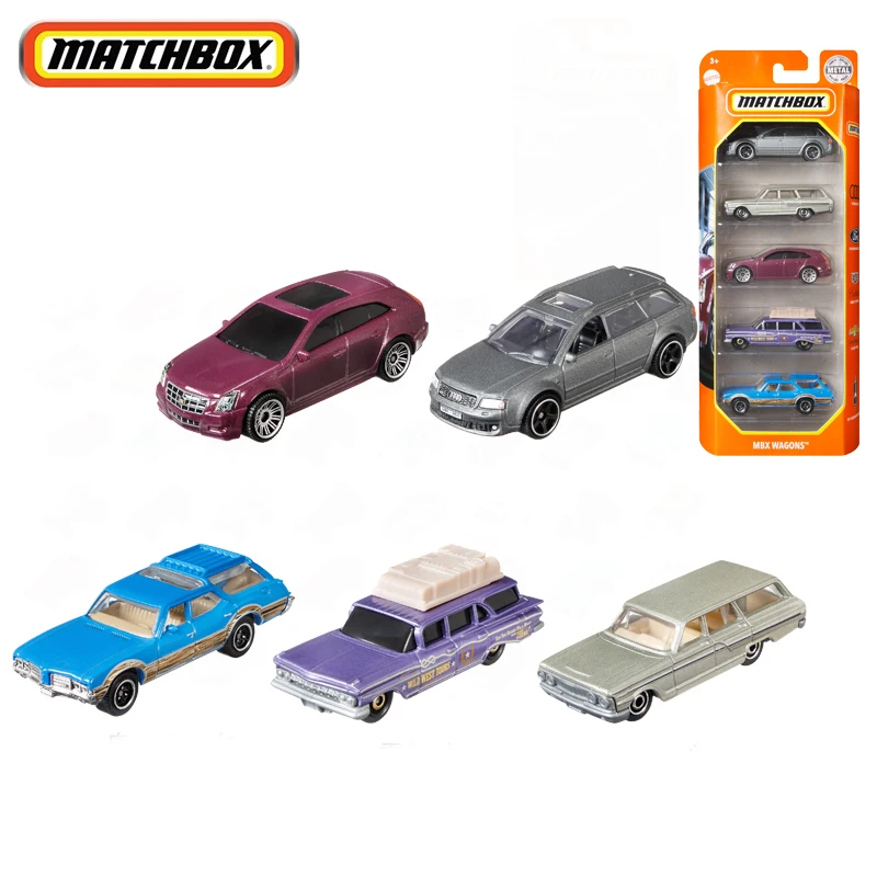 Original Matchbox Alloy Car Toys Model City Hero 5car/set Sports Car Kids Toys for Boys Brinquedos Racing Fast Diecast 1/64 Gift