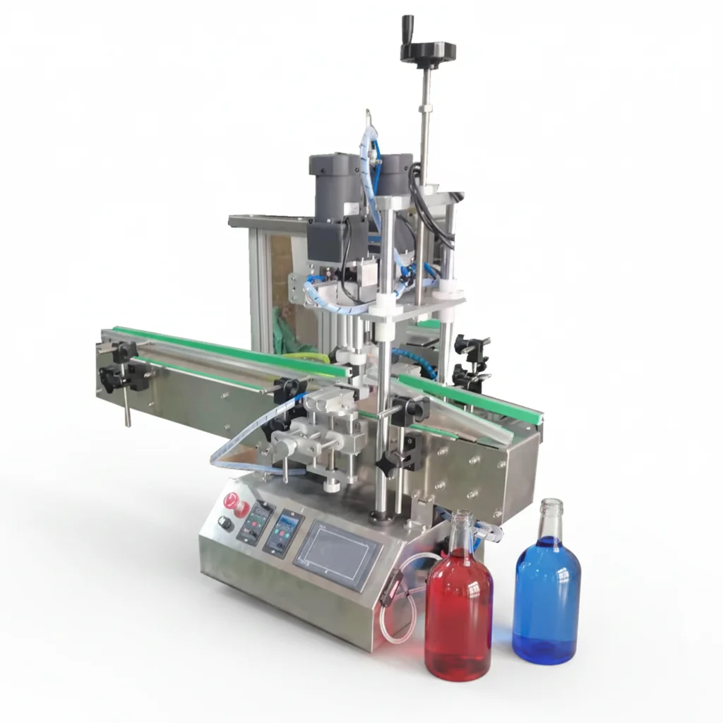 NWD Multifunction External Desktop Fully Automatic Pneumatic PLC-controlled High Efficiency High Accuracy Gear Motor Bottles