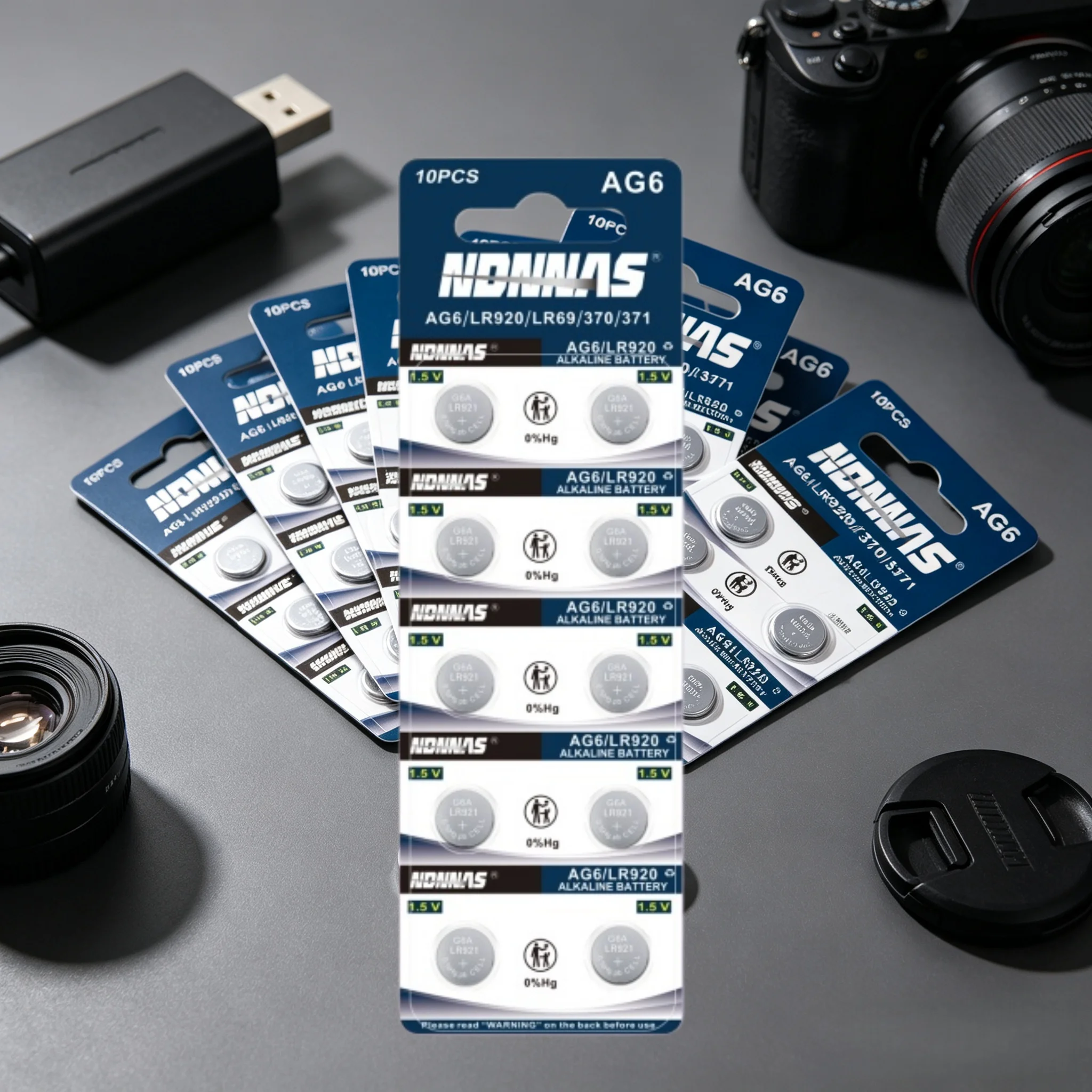 5-100Pcs AG6 LR920 1.5V Alkaline Button Cells SR920SW SR927 171 370 Bateria Pilas For Watch Small Electronics Wireless Mouse