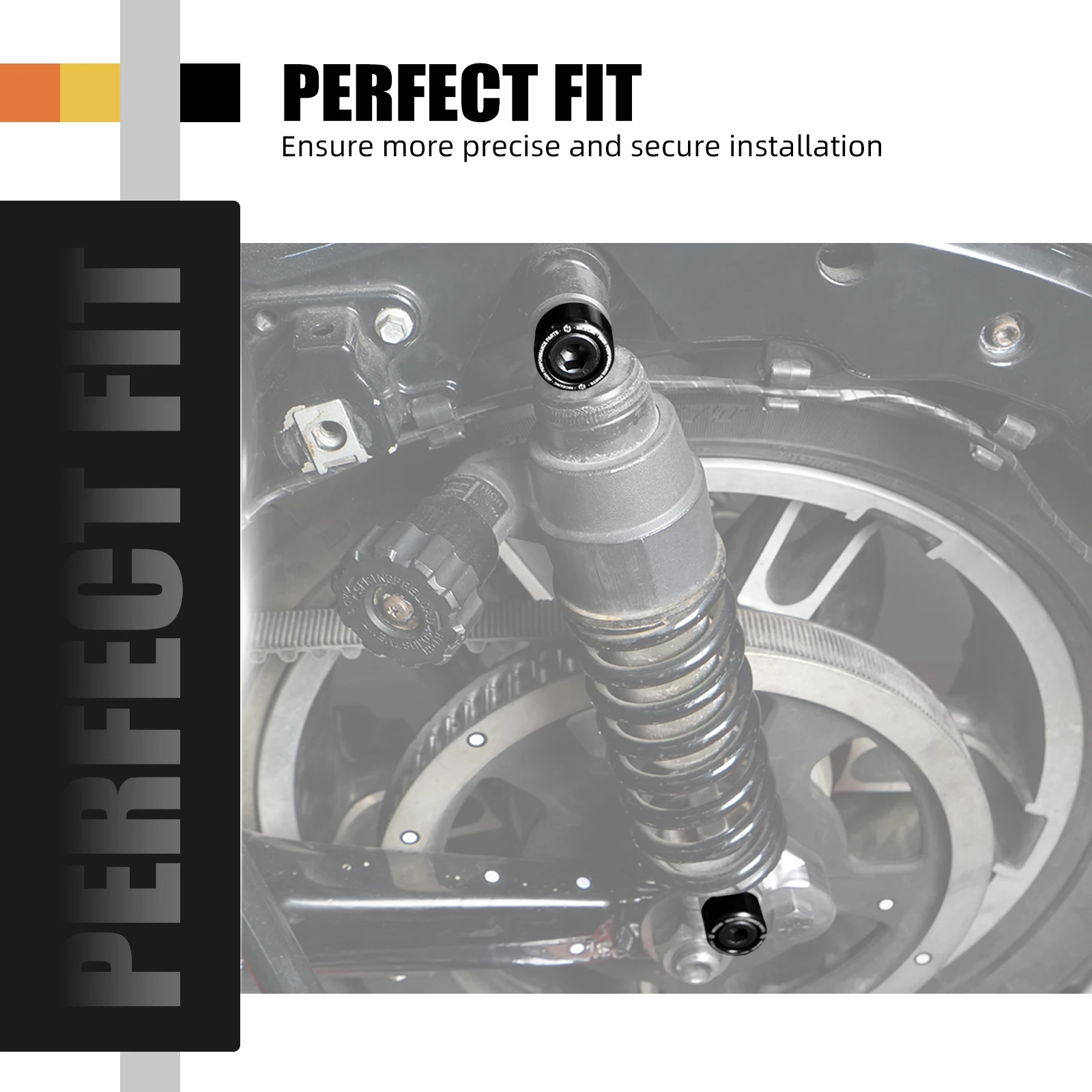 Für Harley Street Glide FLHX 2006-2024 Hintere Stoßdämpferschrauben Schraube Road King FLHR 1994-2023 Road King Police FLHP 2008-2023 – Detail 10