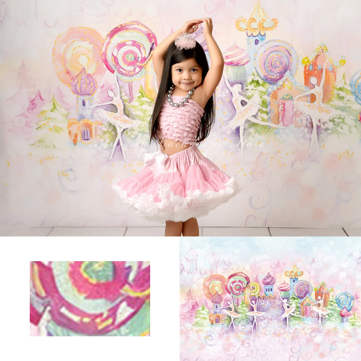 

Nutcracker Backgrounds Kids Adult Photography Props Child Baby Little Ballet Dancer Decors Photo Studio Backdrops