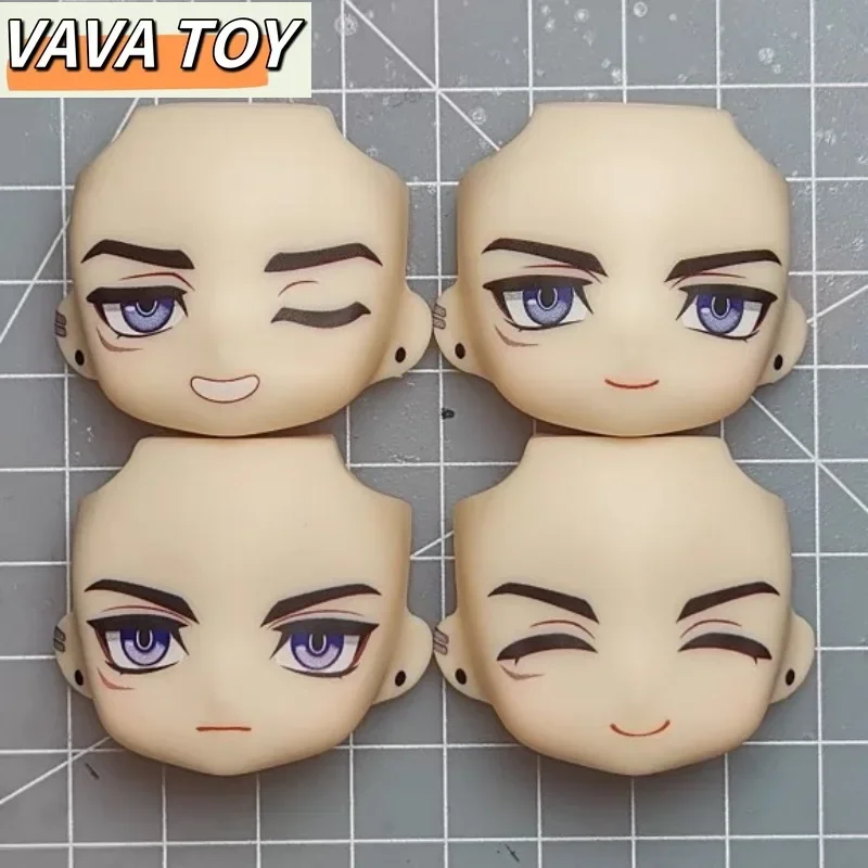 Wriothesley Ob11 Face for GSC Doll Handmade Water Sticker Faceplates Anime Game Cosplay Toy Accessories