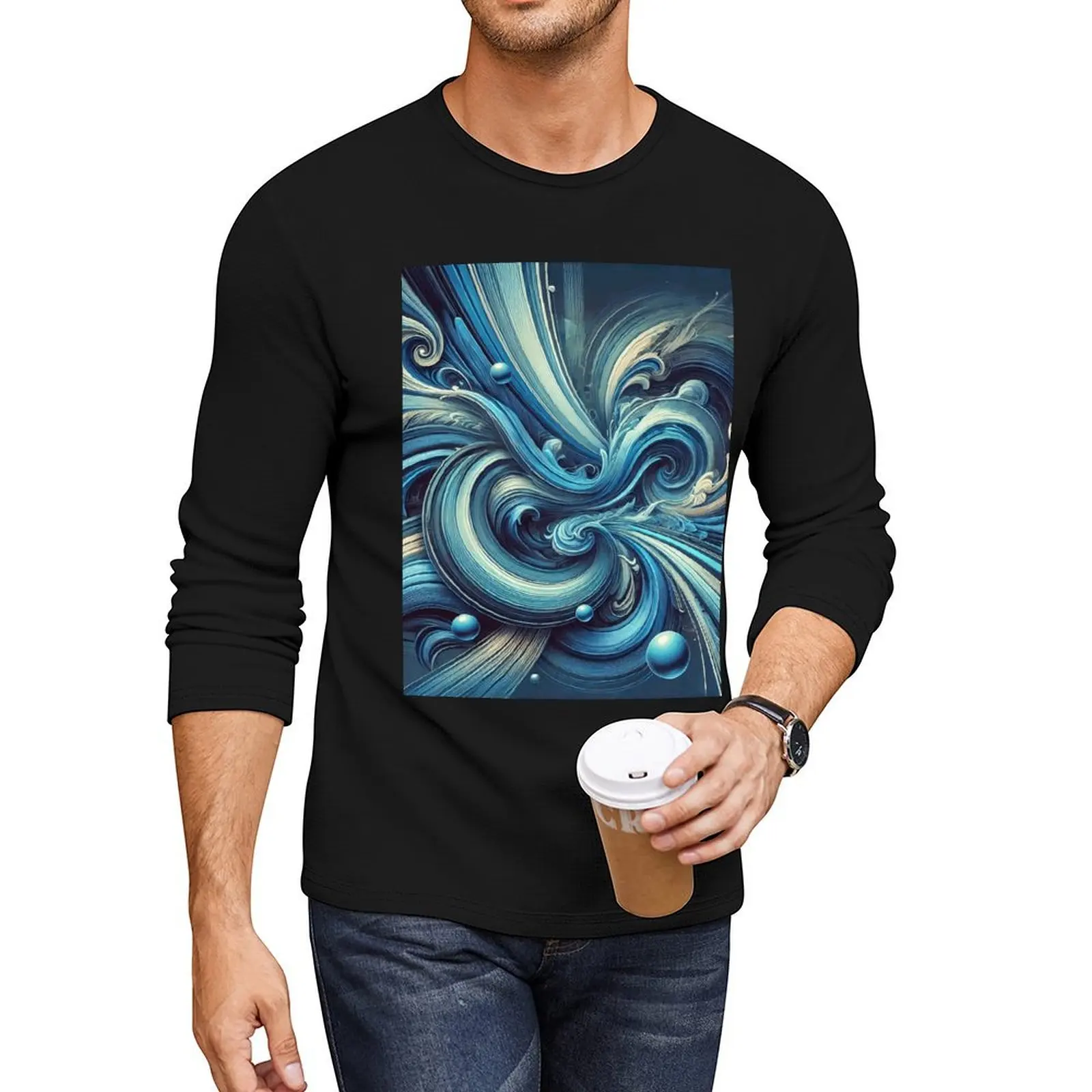 

Oceanic Depth Long T-Shirt Anime t-shirt graphics t shirt plain t shirts men