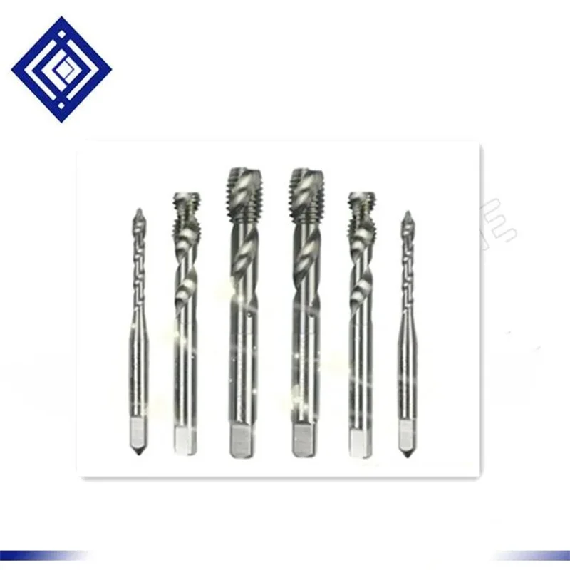 10pcs/lots M2/M3/M4/M5/M6/M8/M10/M12 Containing cobalt HSS-E spiral flute tap