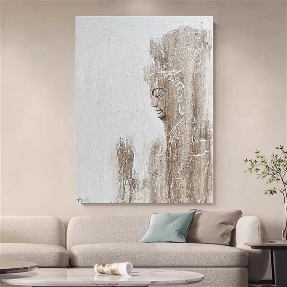 

Abstract Gold Foil Contour Map Wall Art 100% Handmade Acrylic Oil Painting On Canvas Modern Wall Decor Picture Newest Room Decor