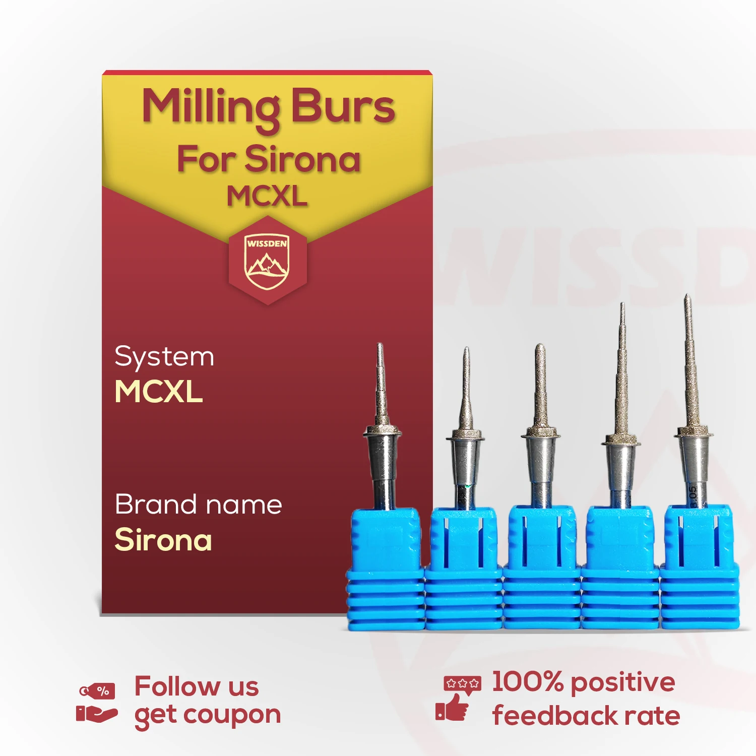 Milling burs For Sirona MC MC-X MC-XL lithium dislicate Milling Machine