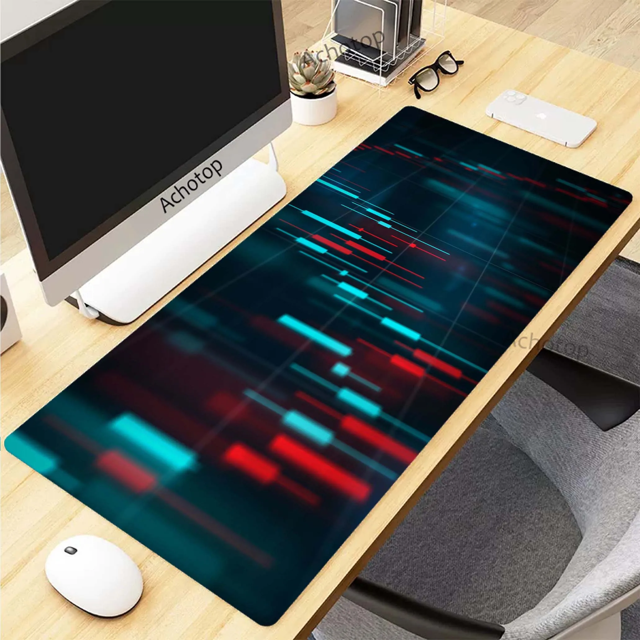Stock Market Chart Muster Mouse pad Home xxl neue große Maus matte Büro Laptop Teppich weiche Anti-Rutsch-Desktop-Schreibtischs chutz matte