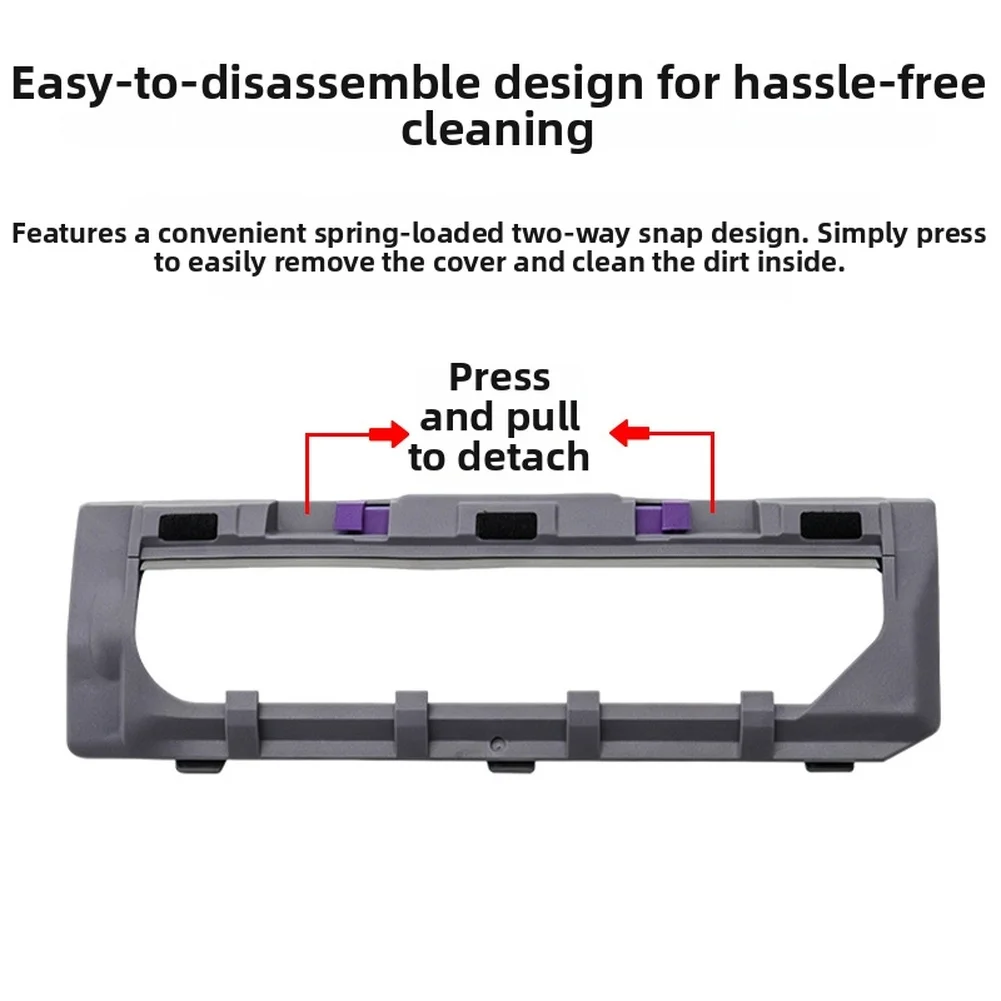 Replacement Main Brush Cover for Narwal For jx J6 Robot Vacuum Cleaner Compatible ABS Dust Brush Housing Cover