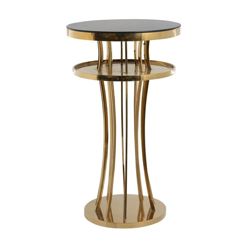 Stainless steel high chair commercial bar bar chair dessert milk tea shop table chair stainless steel high stool