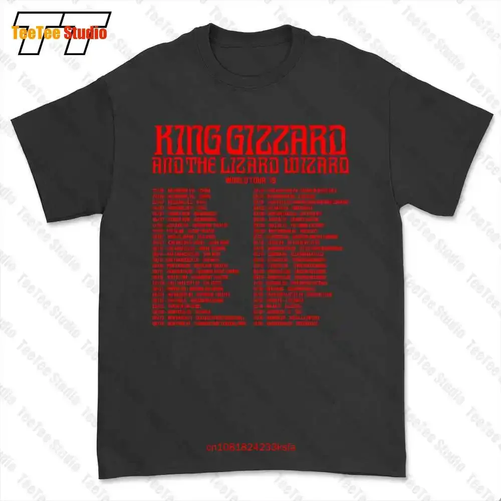 King Gizzard And The Lizard Wizard World Tour 2019 T-shirt Tee URX2