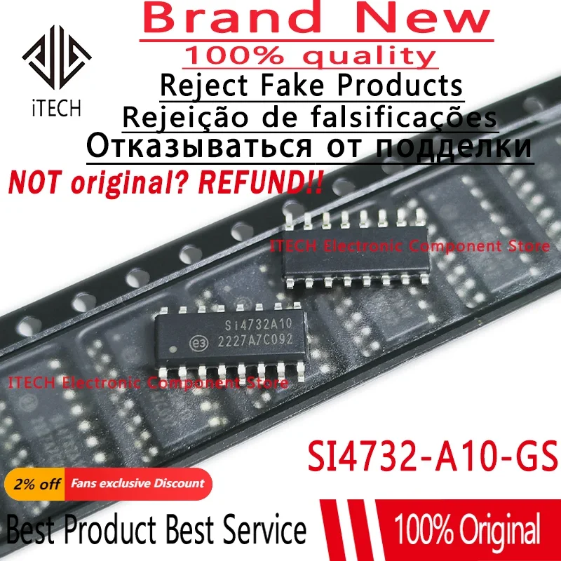 (1-10)szt/lot SI4732-A10-GSR SI4732 SI4732-A SI4732-A10 SI4732-A10-G SI4732-A10-GS SOP16 SI Nowe i oryginalne w magazynie