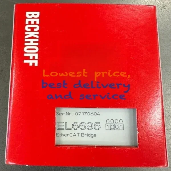 2026 El6695 Ethercat Bridge Terminal Fast Shipment Brand New Original Spot Plc