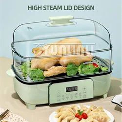 26L Electric Steamer Cooker Household Elektro Dampftopf Multifunctional Electric Steamer Vaporizador De Alimentos