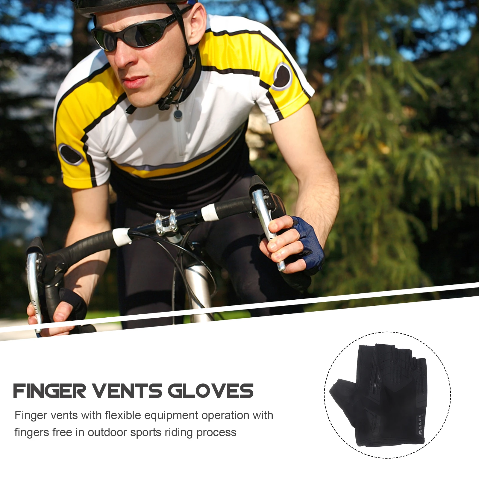 

Riding Gloves Half Finger Black Size Xl Breathable Anti-Skid Palm Protective Gloves for Sports Training Outdoor