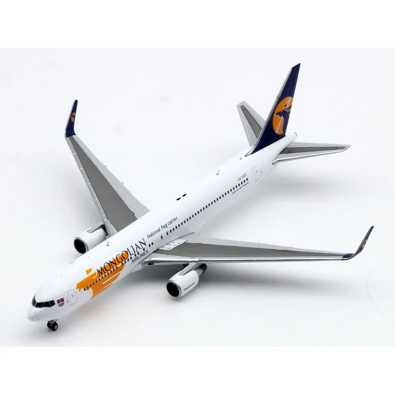 Avion de collection JC Wings, en alliage LH4254, 1:400, MIAT mongolien, B767-300ER, moulé sous pression, modèle JU-1021 avec support, cadeau