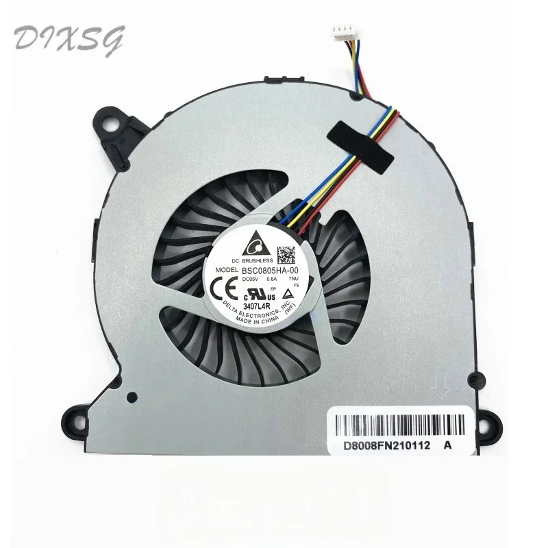 For Intel nuc8i7beh nuca8 i3 i5 i7 computer CPU cooling fan BSC0805HA-00 dc05v 0.60a 4 pin new original