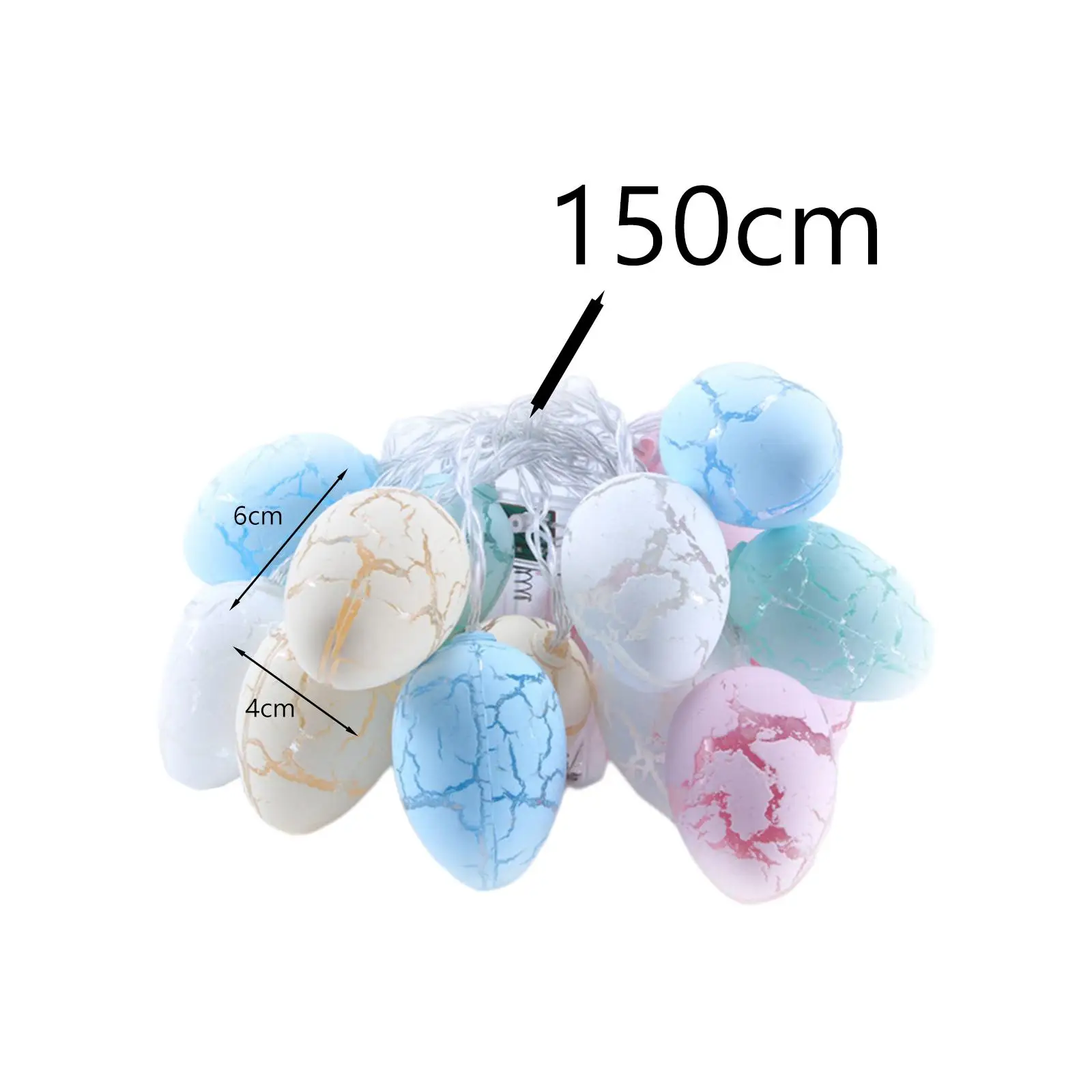 LED Colorido Egg String Lights, Fairy Lights, Birthday Party Favors