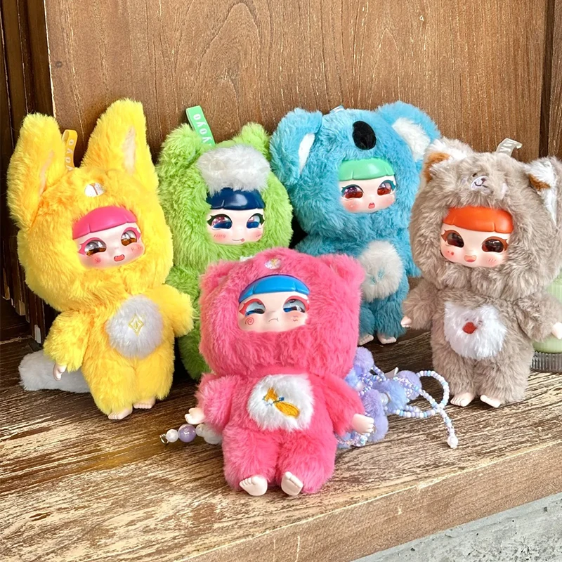 Ayoyo sonhos de som série caixa cega coelho bonito anime boneca saco surpresa kawaii animais figura ação caixa mistério pingente brinquedos