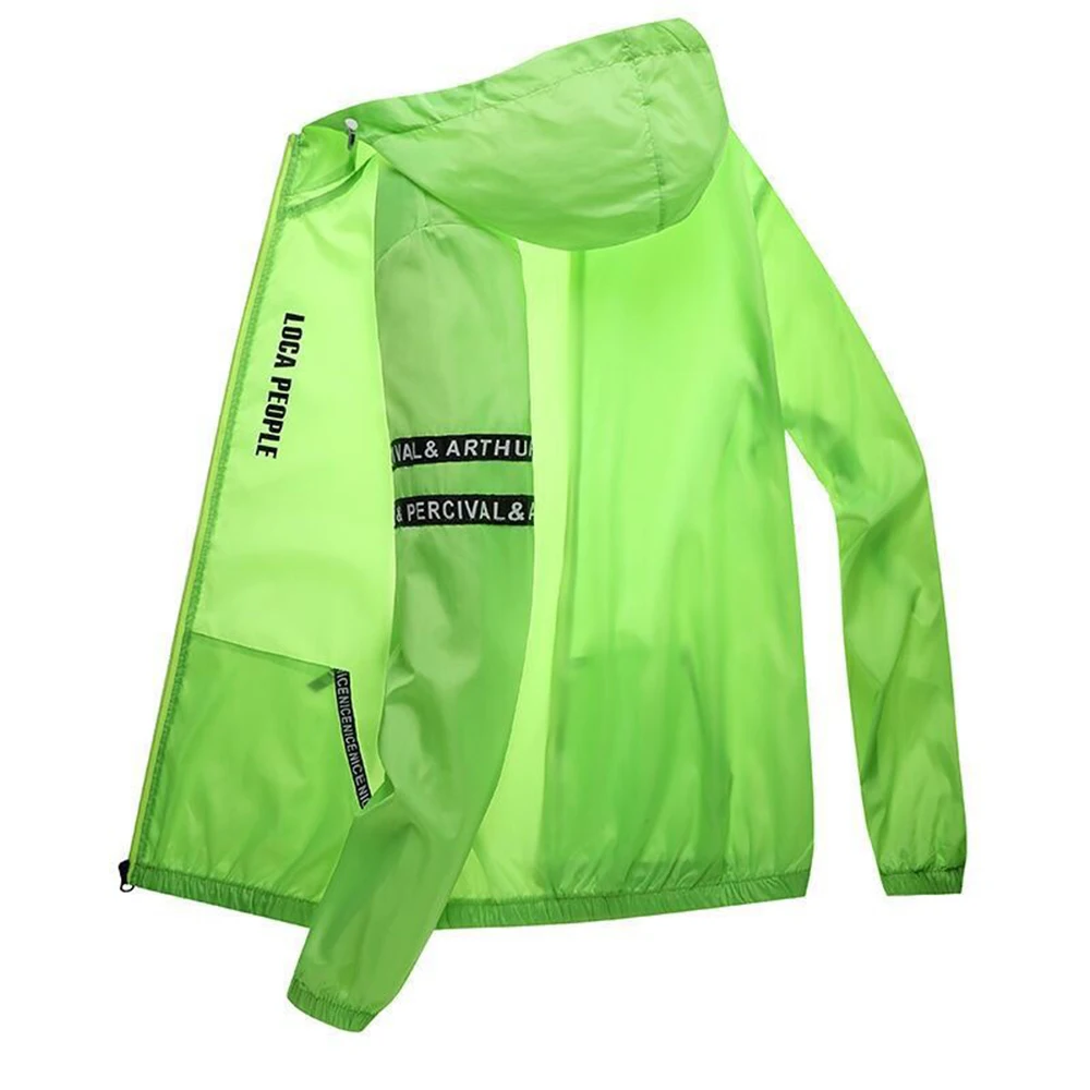 Ultrathin Waterproof Sunscreen Clothes Summer Quick-Dry Bicycle Jacket Men Running Camping Breathable Coat Thin Jacket