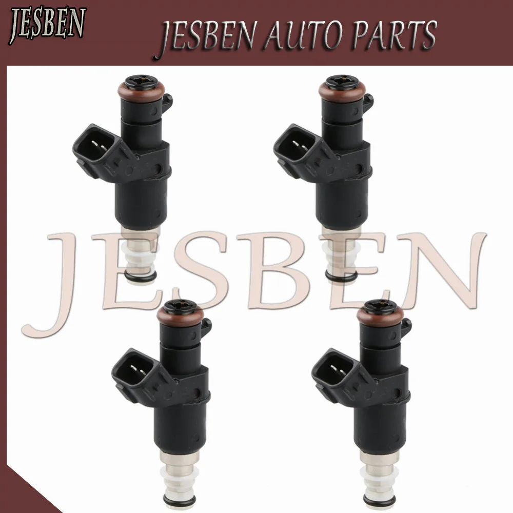 4PCS 16450-RAA-A01 Fuel Injector for Honda ACCORD CR-V ELEMENT ELYSION ODYSSEY 2.4L CIVIC EDIX FR-V ACURA RSX Base 2.0 2002-2011